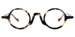 Sauri Round Tortoise Glasses0