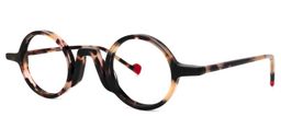 Sauri Round Tortoise Glasses1