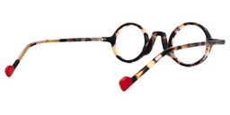 Sauri Round Tortoise Glasses3