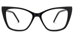 Florine Cateye Black Glasses0