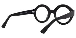 Goenner Round Black Glasses3