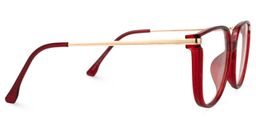 Jimenez Square Red Glasses2