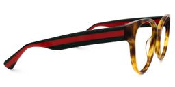 Corinne Round Tortoise Glasses2