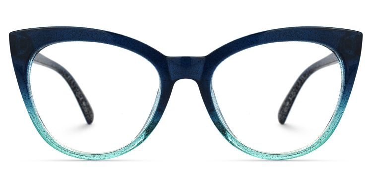 Ellzey Cateye Blue Glasses
