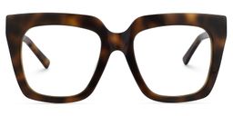 Leachon Square Tortoise Glasses0
