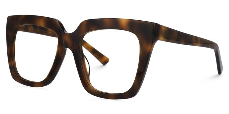 Leachon Square Tortoise Glasses
