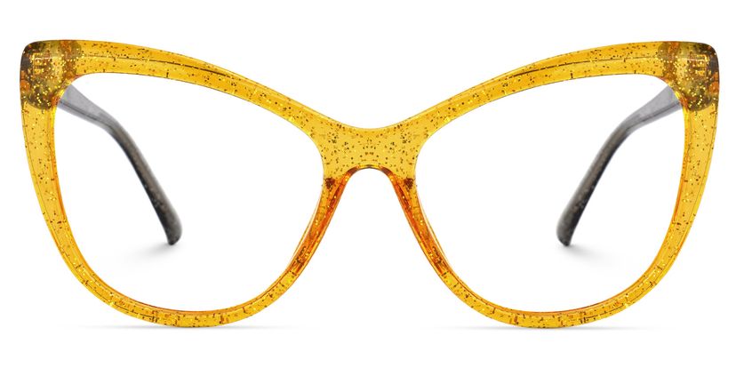 Gomez Cateye Yellow Glasses