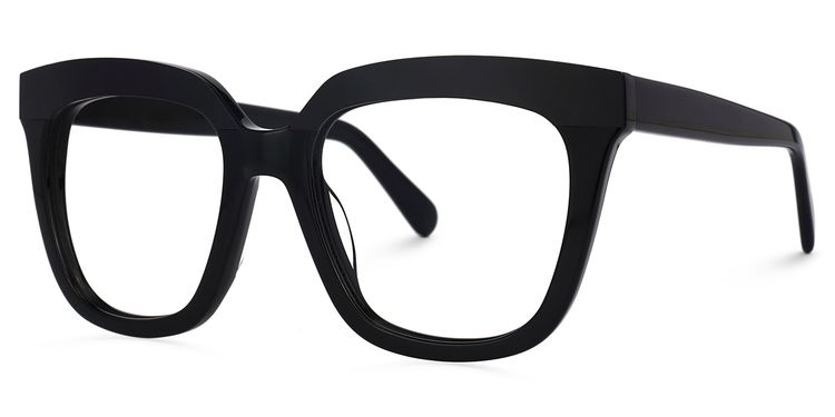 Milledge Square Black Glasses