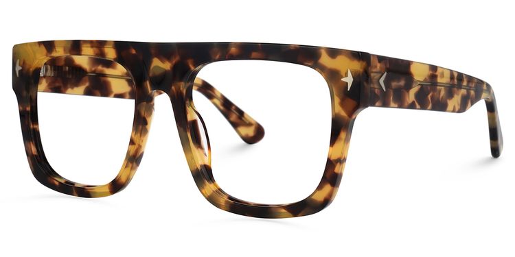 Orton Square Tortoise Glasses