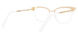 Dionne Cateye Clear Glasses3