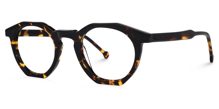 Josiane Geometric Tortoise Glasses