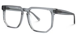 Matherne Gray Square Glasses1