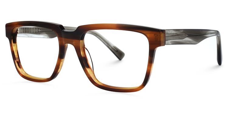 Tavares Square Brown Glasses