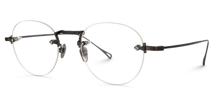 Guevara Round Gray Glasses