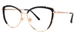 Terah Cateye Black Glasses1