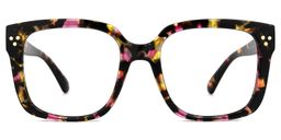 Jennings Square Floral Glasses0