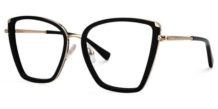 Nilsa Cateye Black Glasses