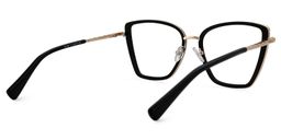 Nilsa Cateye Black Glasses2