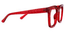 Eussub Square Red Glasses2