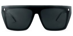 Kenya Square Black Glasses0