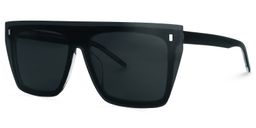 Kenya Square Black Glasses1