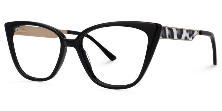 Knapp Cateye Black Glasses