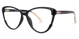 Muldrow Cateye Black Glasses1