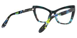 Kristie Cateye Green-Tortoise Glasses3