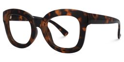 Valle Square Tortoise Glasses1