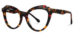 Yelsew Cateye Tortoise Glasses1