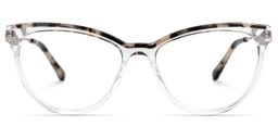 Iveth Cateye Clear Glasses0