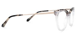 Iveth Cateye Clear Glasses2