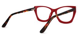 Quiroz Geometric Red Glasses3