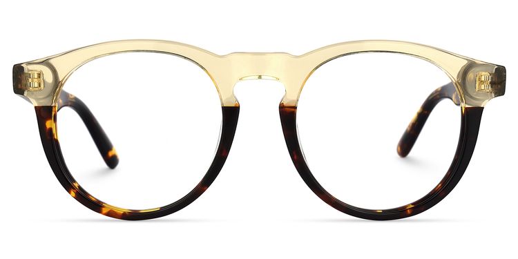 Desilets Round Tortoise Glasses