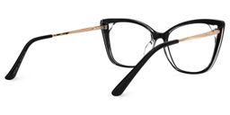 Shaffer Cateye Black Glasses3