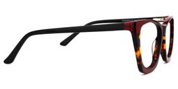Frankens Geometric Red Glasses2