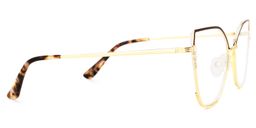 Chicky Cateye Black-Gold Glasses2