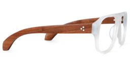 Shakey Square White Glasses2