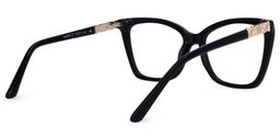 Latora Cateye Black Glasses3