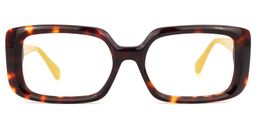 Jammie Rectangle Tortoise Glasses0
