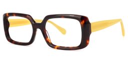 Jammie Rectangle Tortoise Glasses1