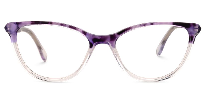 Hartley Cateye Purple-Tortoise Glasses