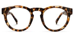 Syckle Round Tortoise Glasses0