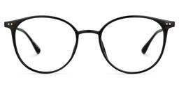 Judsy Round Black Glasses0