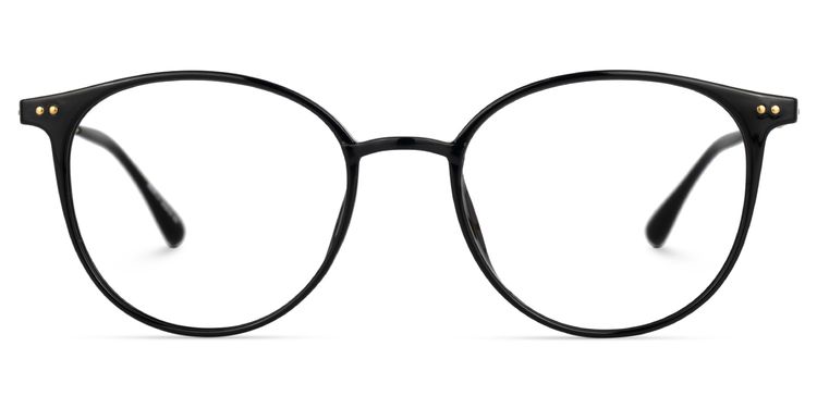 Judsy Black Round Glasses