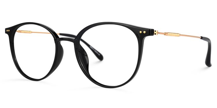 Judsy Black Round Glasses