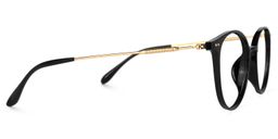 Judsy Black Round Glasses2