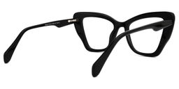 Roldan Cateye Black Glasses3