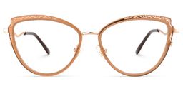 Arceiba Cateye Bronze Glasses0