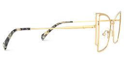 Tapacia Geometric Gold Glasses2